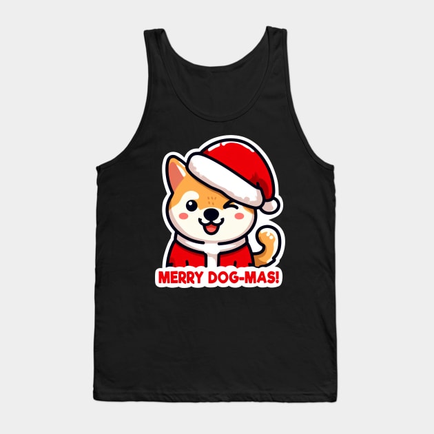 Merry Dog-Mas Tank Top by Plushism